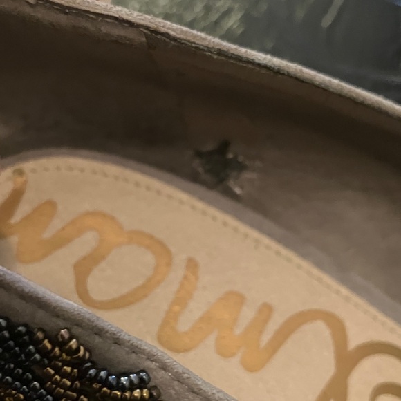 Sam Edelman Beaded gray 4” Heels - Picture 7 of 9